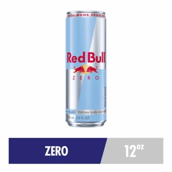 Red Bull Zero Energy Drink Can 12 fl oz - Pack of 2