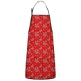 thumbnail image 1 of Red Butterfly Heart Flower Pattern Apron-Garden Aprons for Women with Pockets-Cotton Linen Waterproof Kitchen Cooking Gardening Aprons Adjustable for Kitchen,Cooking,BBQ and Salon 33x27 Inch, 1 of 2