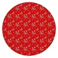 thumbnail image 1 of Red Butterfly Heart Flower Pattern Round Fitted Tablecloth with Elastic Edge,Dining Table Cover Waterproof,Outdoor Round Tablecloth for Camping,Dining,Indoor and Outdoor, 1 of 7