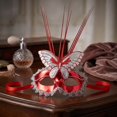 thumbnail image 1 of Red Butterfly Led Masquerade Mask 6 Inch Venetian Masquerade Masks for Halloween Party Masquerade Party Events Accessory, 1 Pack, 1 of 4