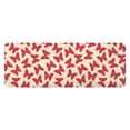 thumbnail image 1 of Red Butterfly Red Silhouette Pattern Kitchen Rug Mat,Kitchen Runner Rugs Non Skid Washable,Decorative Kitchen Floor Mats for Kitchen,Sink,Laundry,17"x47.2", 1 of 7