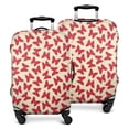 thumbnail image 1 of Red Butterfly Red Silhouette Pattern Luggage Cover Fashion Suitcase Cover Baggage Covers Fit 25-28 Inch Luggage (Go Travel), 1 of 5