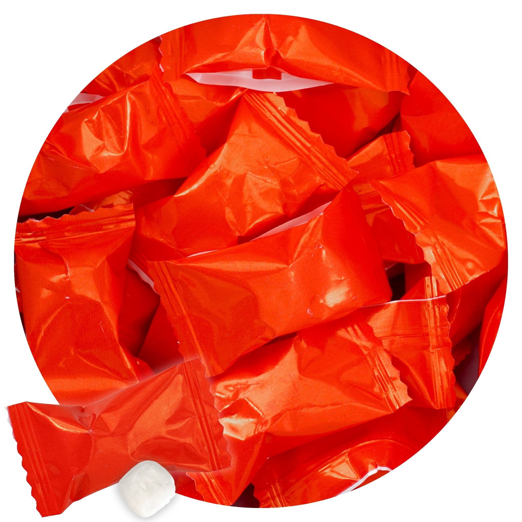 Red Buttermints, 13 Ounce Bulk Bag, After Dinner Mints, Approximately ...