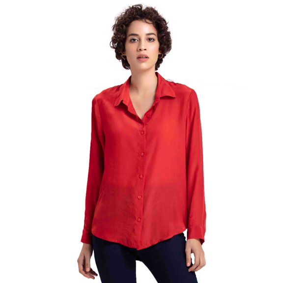 Red Button Down Shirt