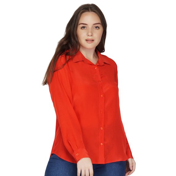 Red Button Down Shirt