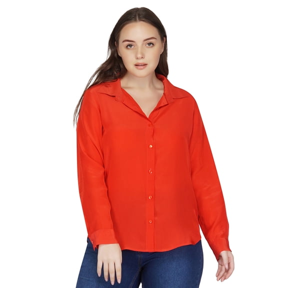 Red Button Down Shirt