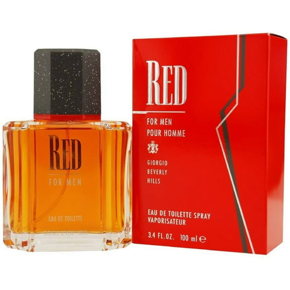 Red By Giorgio Beverly Hills Eau de Toilette for Men 3.4 oz (Pack of 6)