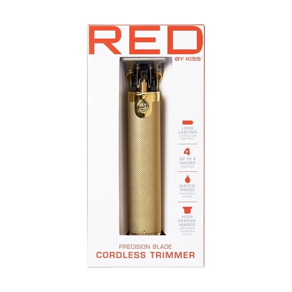 Red by Kiss Precision Blade Cordless Trimmer | Professional Hair Groomer