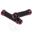 thumbnail image 1 of Red CNC Apollo Hand Grips & Handle Bar Ends Motorcycle 7/8 inch 22mm Bike Racing, 1 of 3
