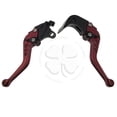 thumbnail image 1 of Red CNC Shorty Brake Clutch Lever Hand Controls Set Suzuki 2007 2008 GSXR 1000, 1 of 5
