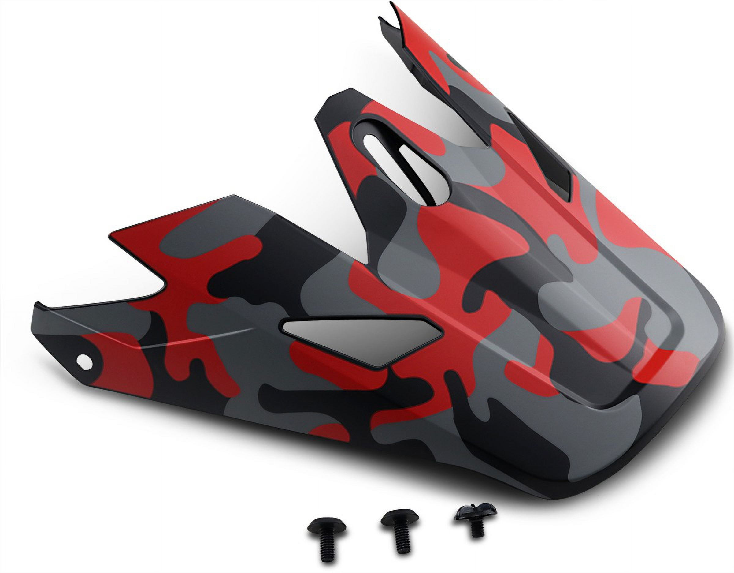 Red Camo Rise Visor Kit
