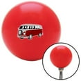 thumbnail image 1 of Red Camper Red Shift Knob with M16 x 1.5 Insert Shifter Auto Manual Custom Brody, 1 of 1