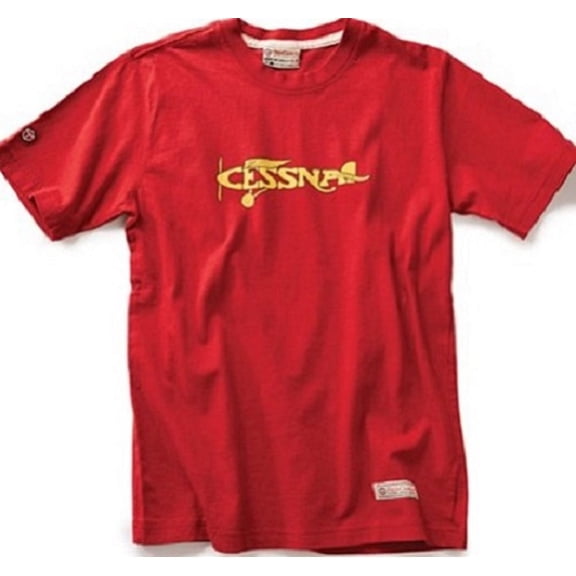 Red Canoe Cessna Plane Men's T-Shirt X-Large