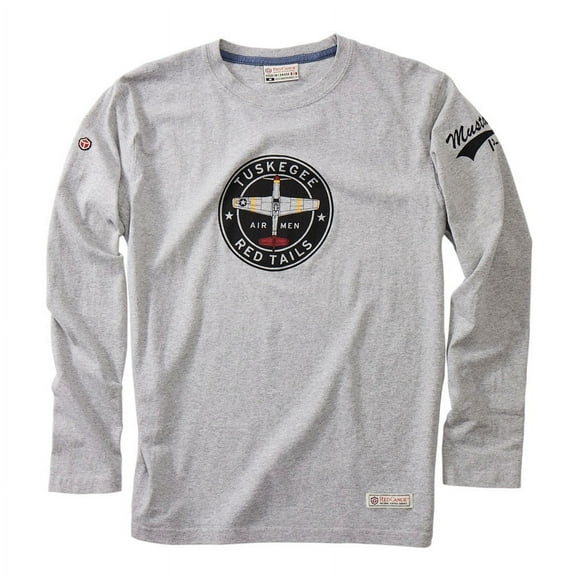 Red Canoe Tuskegee Airmen Long Sleeve T-Shirt - Grey