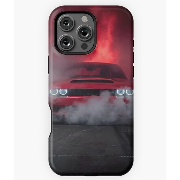Red Car Automobile Design Classic Vehicle Speed Auto Racing A981 Protective Case for iPhone 17 16 15 14 13 12 11 Pro Max