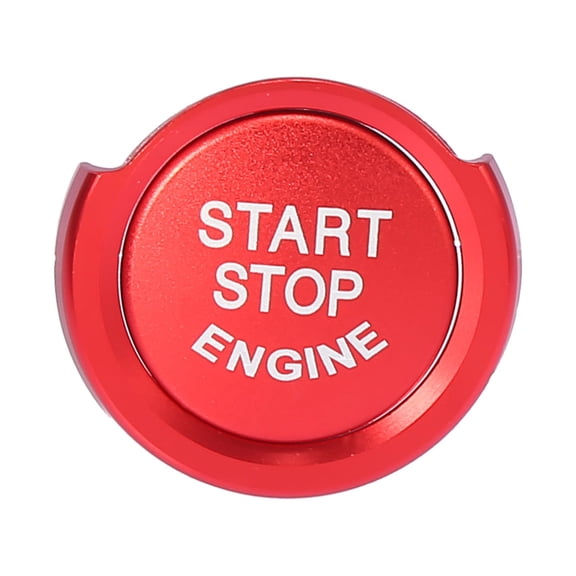 Red Car Engine Start Stop Button Cap Cover with Ring Kit for BMW 1 2 3 4 Series X1 X2