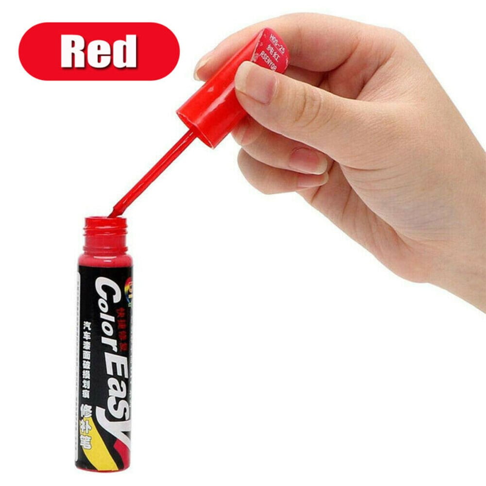 Red Car Paint Repair Pen Scratch Remover Touch Up Coat Applicator Fix