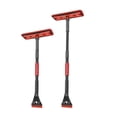 thumbnail image 1 of Red Car Snow Removal Shovel With Eva Scraper Extendable Telescoping Handle Winter Auto Ice Scraper Snow Brush Red Color for Vehicle Windshield Windows, 1 of 4