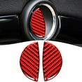 thumbnail image 1 of Red Carbon Fiber Door Handle Covers for Mini for Cooper R55 R56 Set of 2, 1 of 6