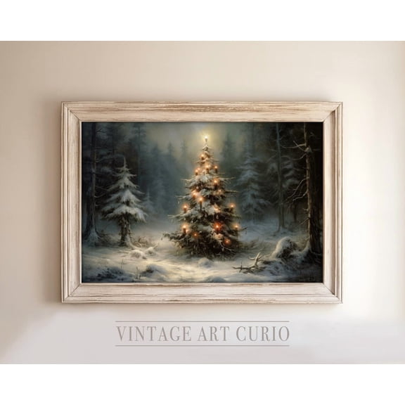 Red Cardinal Bird Print, Winter Nature Print, Snowy Wildlife Wall Art Decor Home Decor #4594, 16x24 UNFRAMED