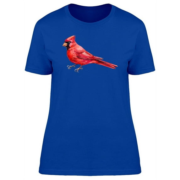 Red Cardinal Sideview T-Shirt Women -Image by Shutterstock, Female Small