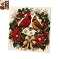 thumbnail image 1 of Red Cardinals Christmas Pearl Art Kit with Frame, Sparkling Pearl Bead DIY Craft Supplies, Handmade Art Project for Adult Beginners, Farmhouse Indoor Wall Decor & Holiday Gift 1pc E, 1 of 8
