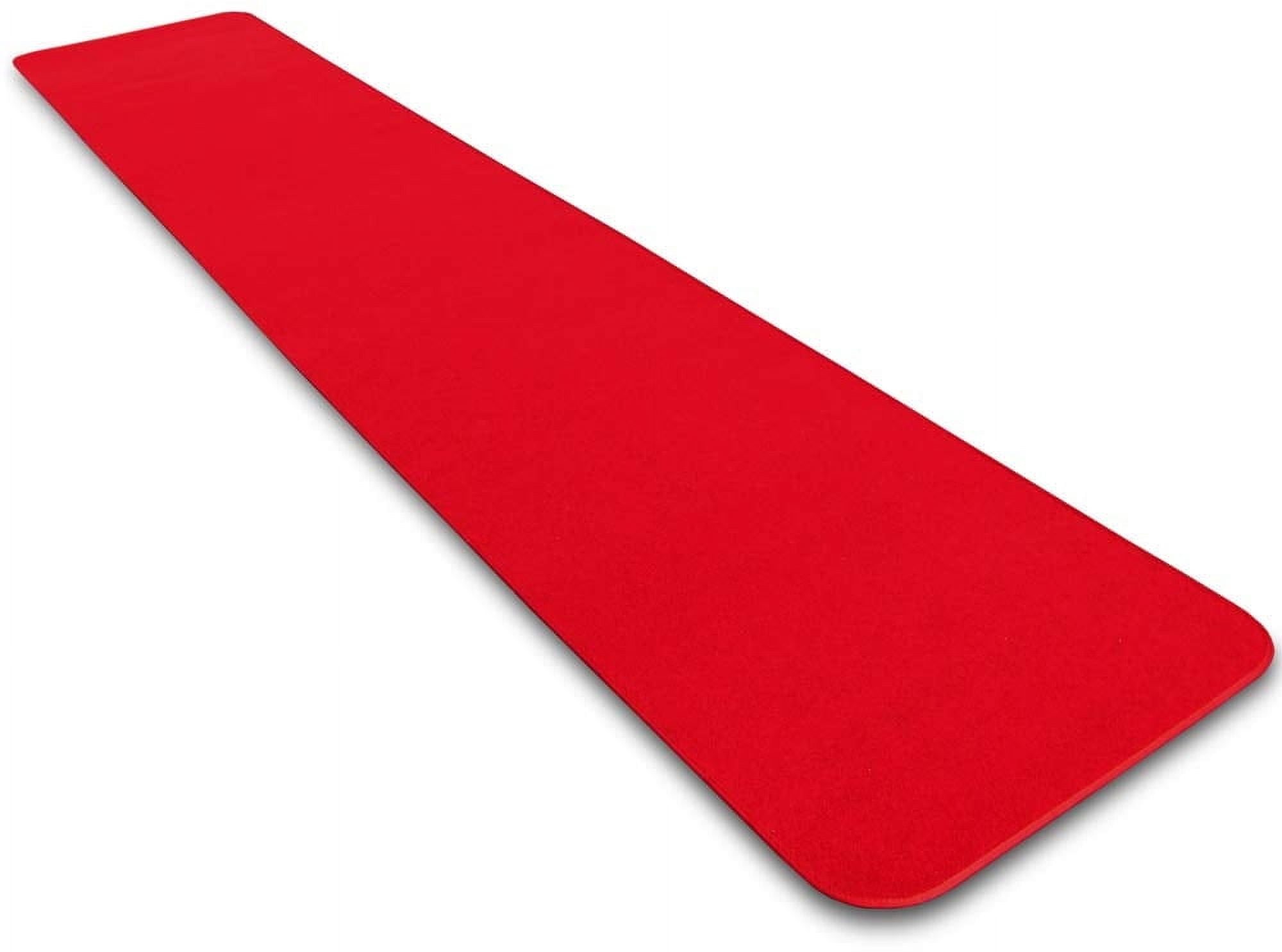 Red Polyolefin Carpet Aisle Runner - 3 Ft x 10 Ft