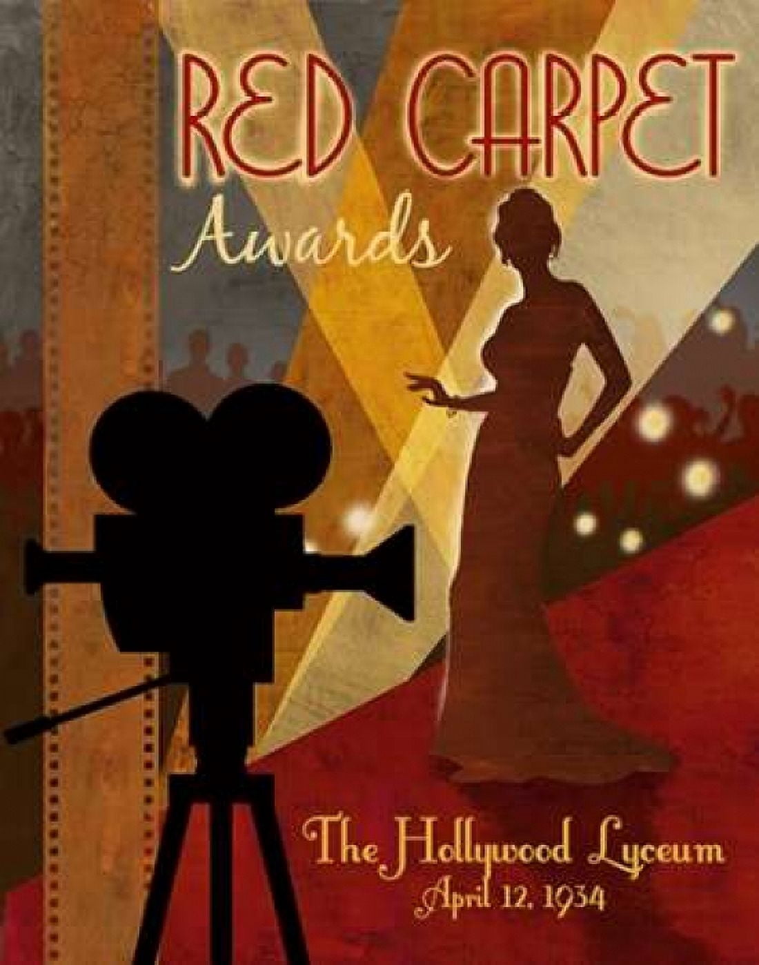 Red Carpet Awards Canvas Art - Conrad Knutsen (22 x 28)