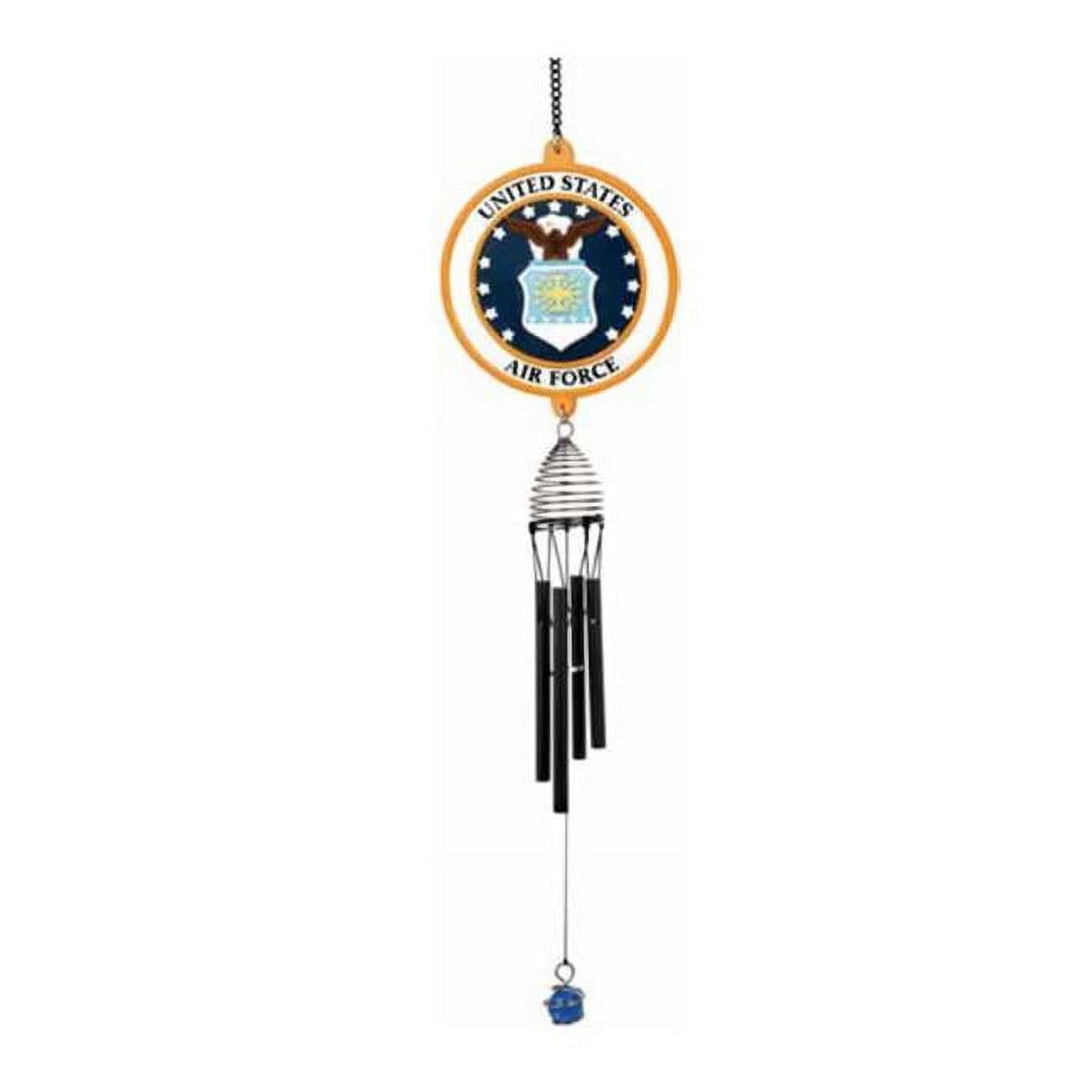 Air Force Insignia Military Wind Chime with Metal Chimes