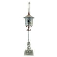 thumbnail image 1 of Red Carpet Studios Bird House Standing Galvanized Pointed, 1 of 2