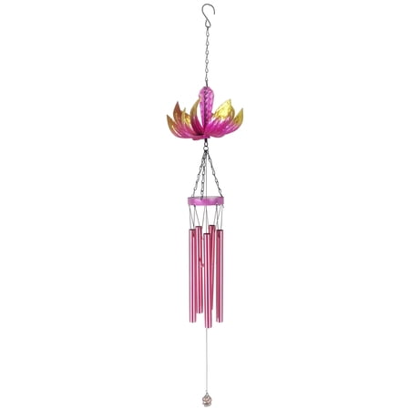 Red Carpet Studios Chime Spinner Flower Pink