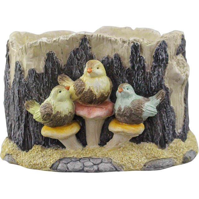 Red Carpet Studios Indoor/Outdoor Composite 3D Animal Planter, 3 Birds