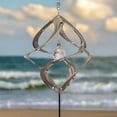 thumbnail image 1 of Cosmix Chrome single Crystal Wind Spinner - 11 inch, 1 of 6
