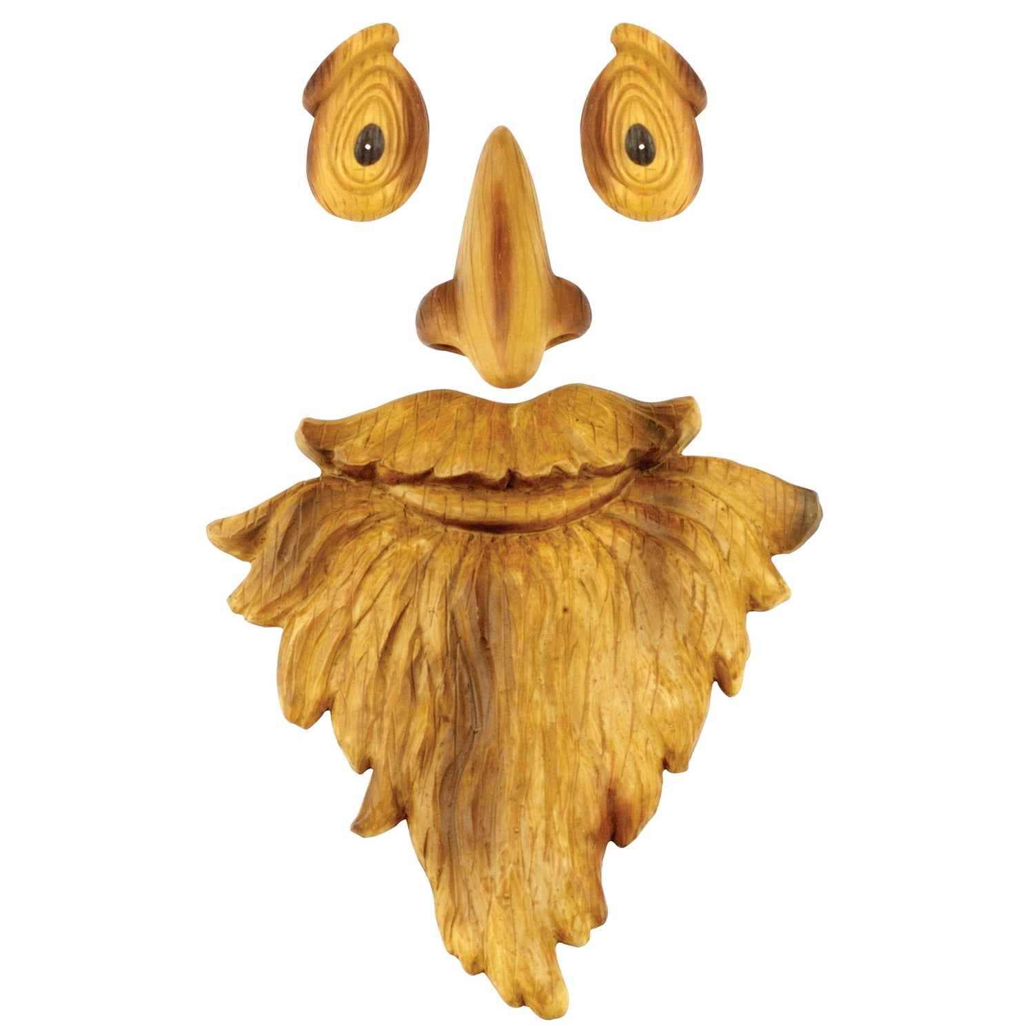 Whimsical Weather-Resistant Resin Old Man Tree Face Decor
