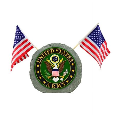 Red Carpet Studios Patriotic Garden Stone, Army