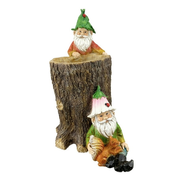 Red Carpet Studios Planter Gnome Tree Stump