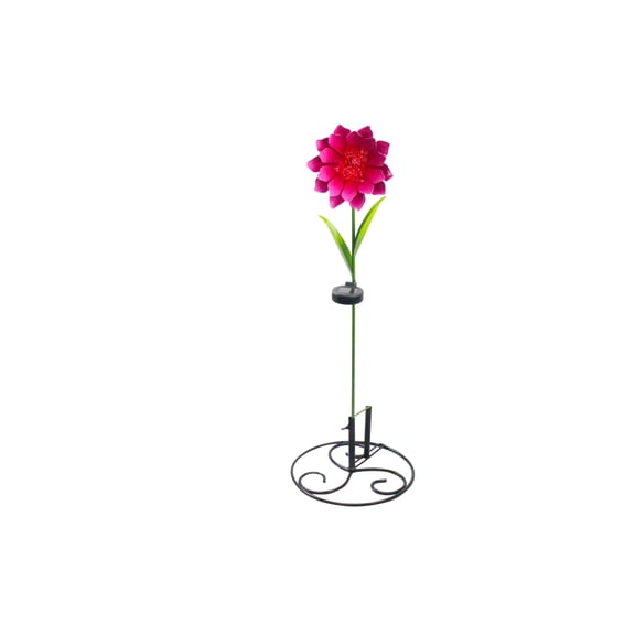 Stake Solar Daisy Flower Pink