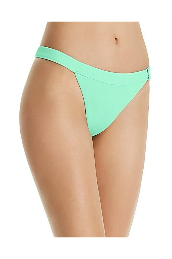 Red Carter Textured Banded Hipster Bikini Bottom