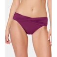 thumbnail image 1 of Bleu by Rod Beattie Women's Purple Fold Bikini Bottoms Swimsuit 10 NWT, 1 of 1