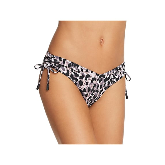 Red Carter Womens Hipster Side-Ties Bikini Swim Bottom Black XS