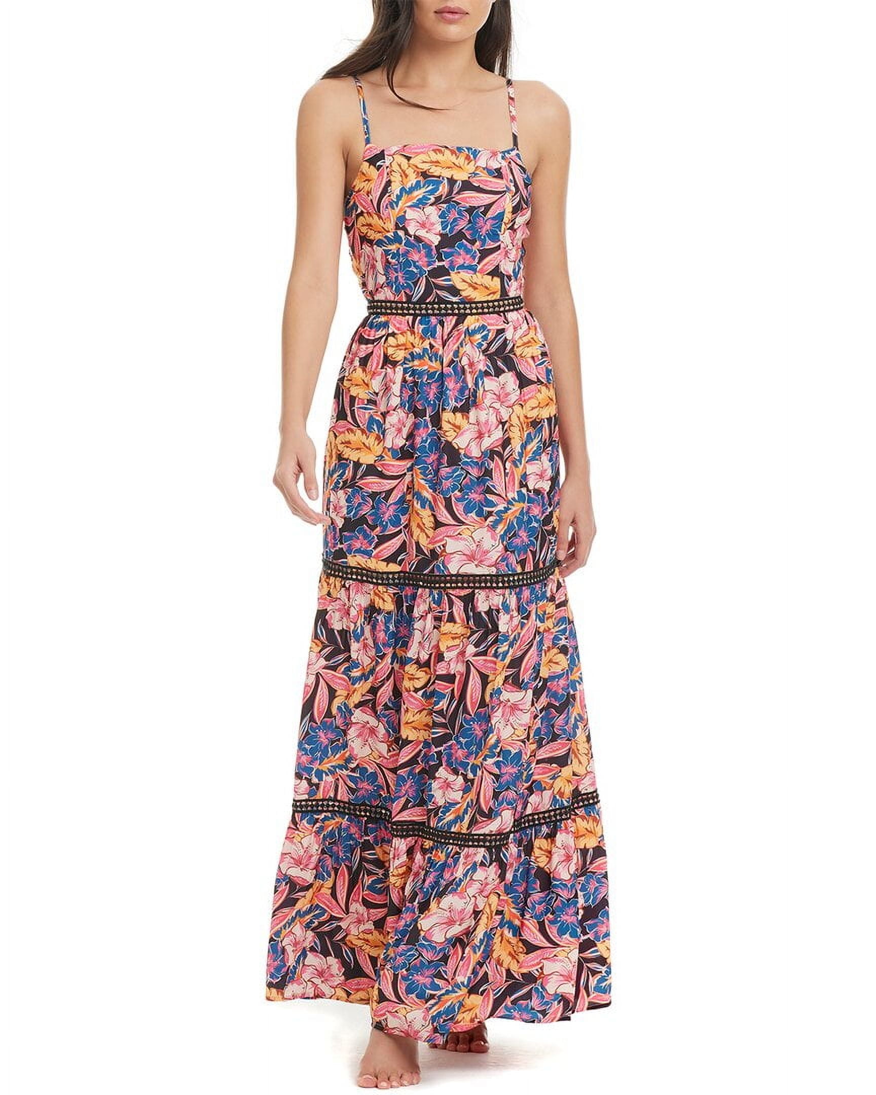carters maxi dress Girls Tropical Floral Sleeveless Maxi Dress - Ivory