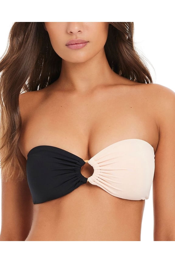 womens  Colorblock Bandeau Top, s