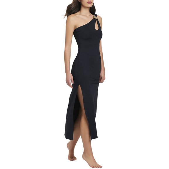 Red Carter womens Core Coverup Asymmetrical Dress, l, Black