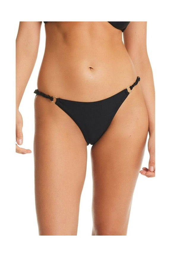 womens  Shine Solids Cheeky Fit Swim Bottoms, XL