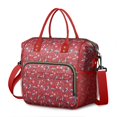 thumbnail image 1 of Red Cartoon Dinosaurs Snowflakes Pattern Womens Lunch Box for Work,Insulated Large Lunch Bag for Tween and Teen,Loncheras Para Mujer,Leakproof Adult Lunch Bag for Work,Beach,Travel,Picnic,Camping, 1 of 7