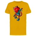 thumbnail image 1 of Red Cat Broken Skateboard Tee Men's -Image by Shutterstock, 1 of 2