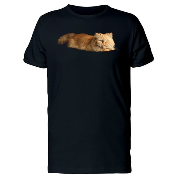 Red Cat In Sleeping Pose Tee Men's -Image by Shutterstock