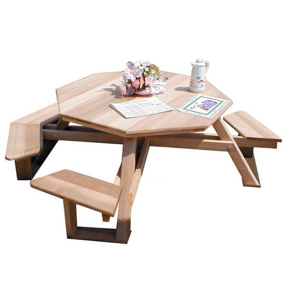 Red Cedar Handicap Accessible Walk-In Picnic Table
