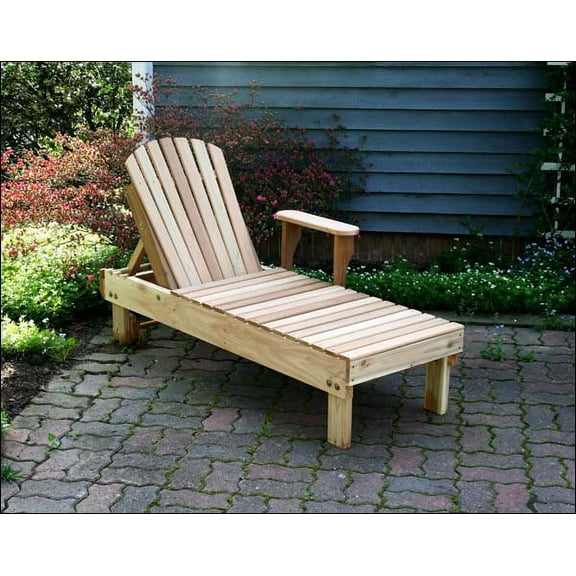 Red Cedar Keystone Chaise Lounge