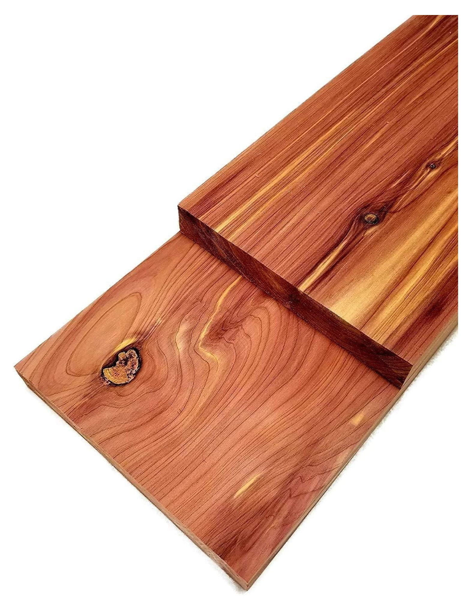 Red Cedar Lumber - 3/4" x 5" (2 Pcs) (3/4" x 5" x 18")